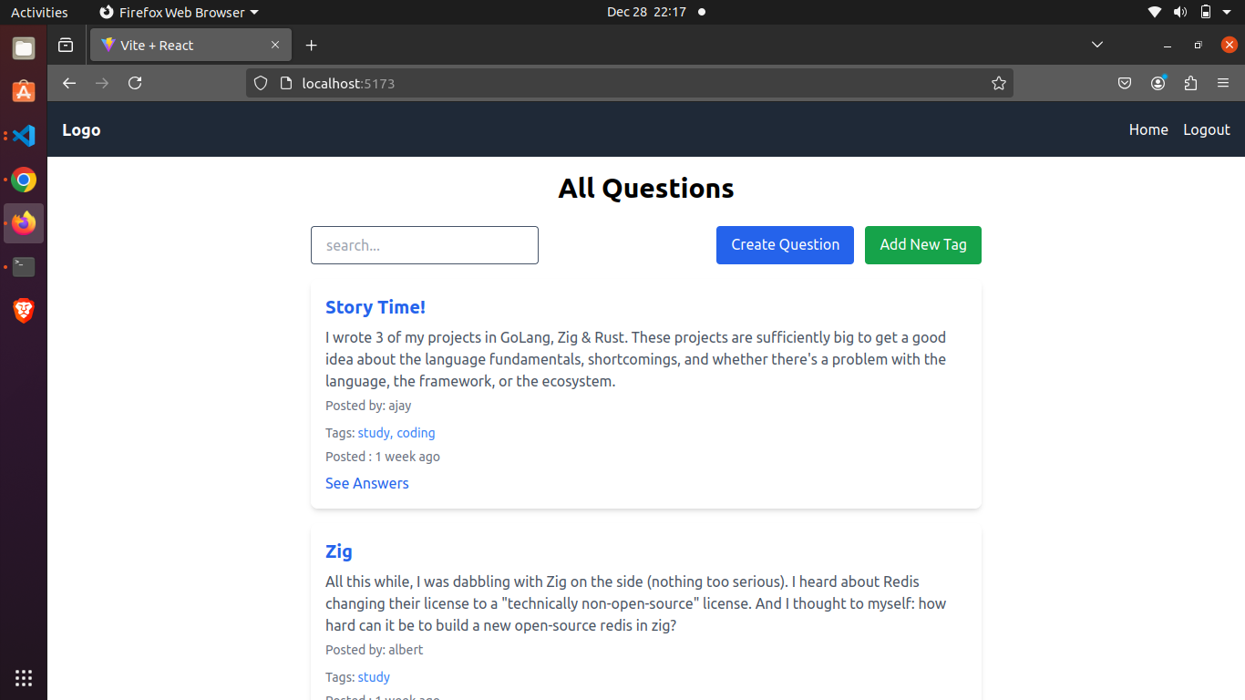 Online Forum Platform